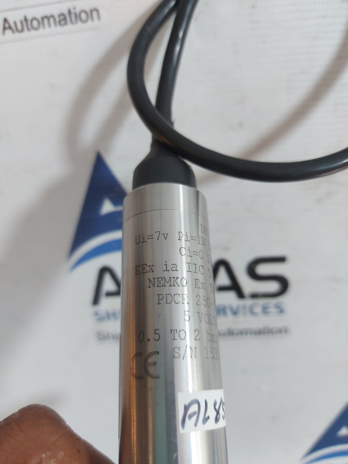 DRUCK PDCR 250-2093 PRESSURE SENSOR 0.5 TO 2 BAR A