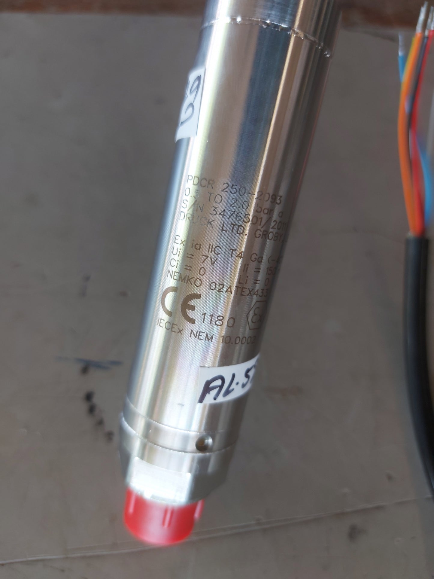 DRUCK PDCR 250-2093 PRESSURE TRANSDUCER 0.5-2.0 Bar