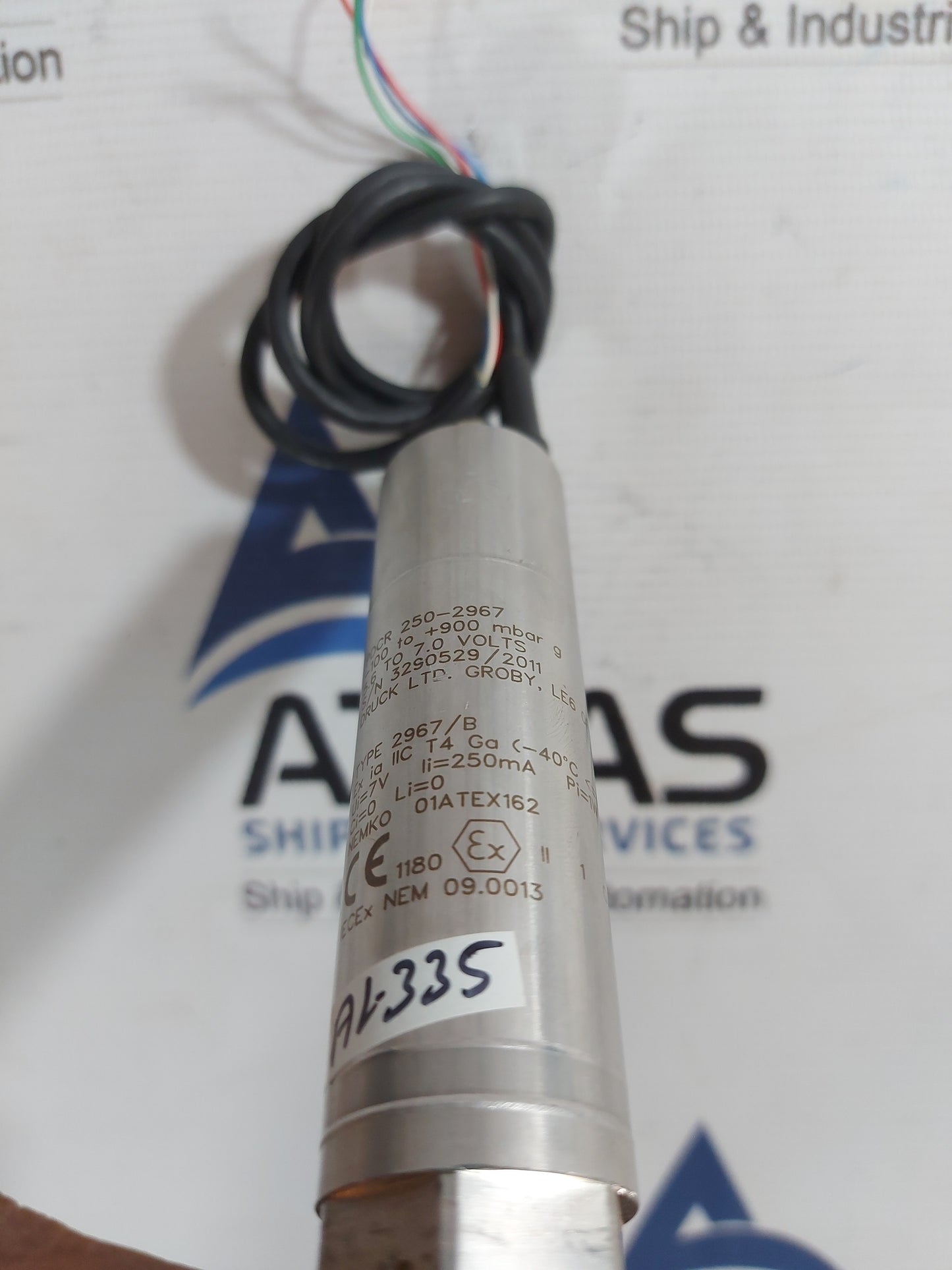 DRUCK PDCR 250-2967 PRESSURE SENSOR -100..+900 Mbar g