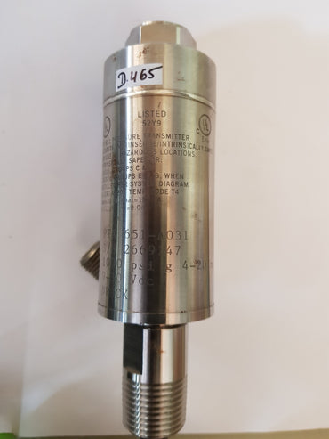 DRUCK PTX 651-A031 PRESSURE TRANSMITTER