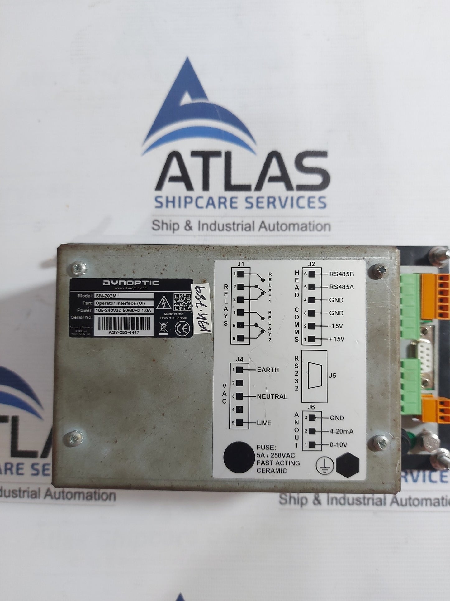 DYNOPTIC SM-202 SINGLE PASS OPACITY MONITOR