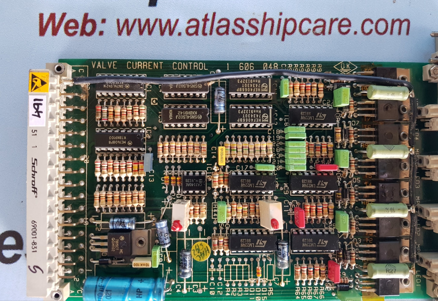 D&k 1606048 VALVE CURRENT CONTROL PCB CARD