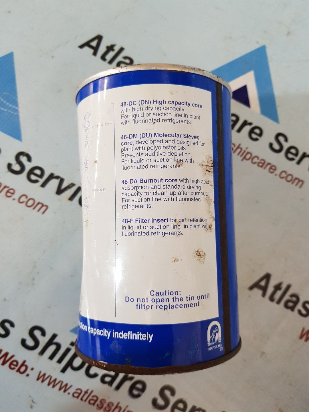 Danfoss DN-48 Replaceable Filter Drier Core – Atlas Shipcare Services