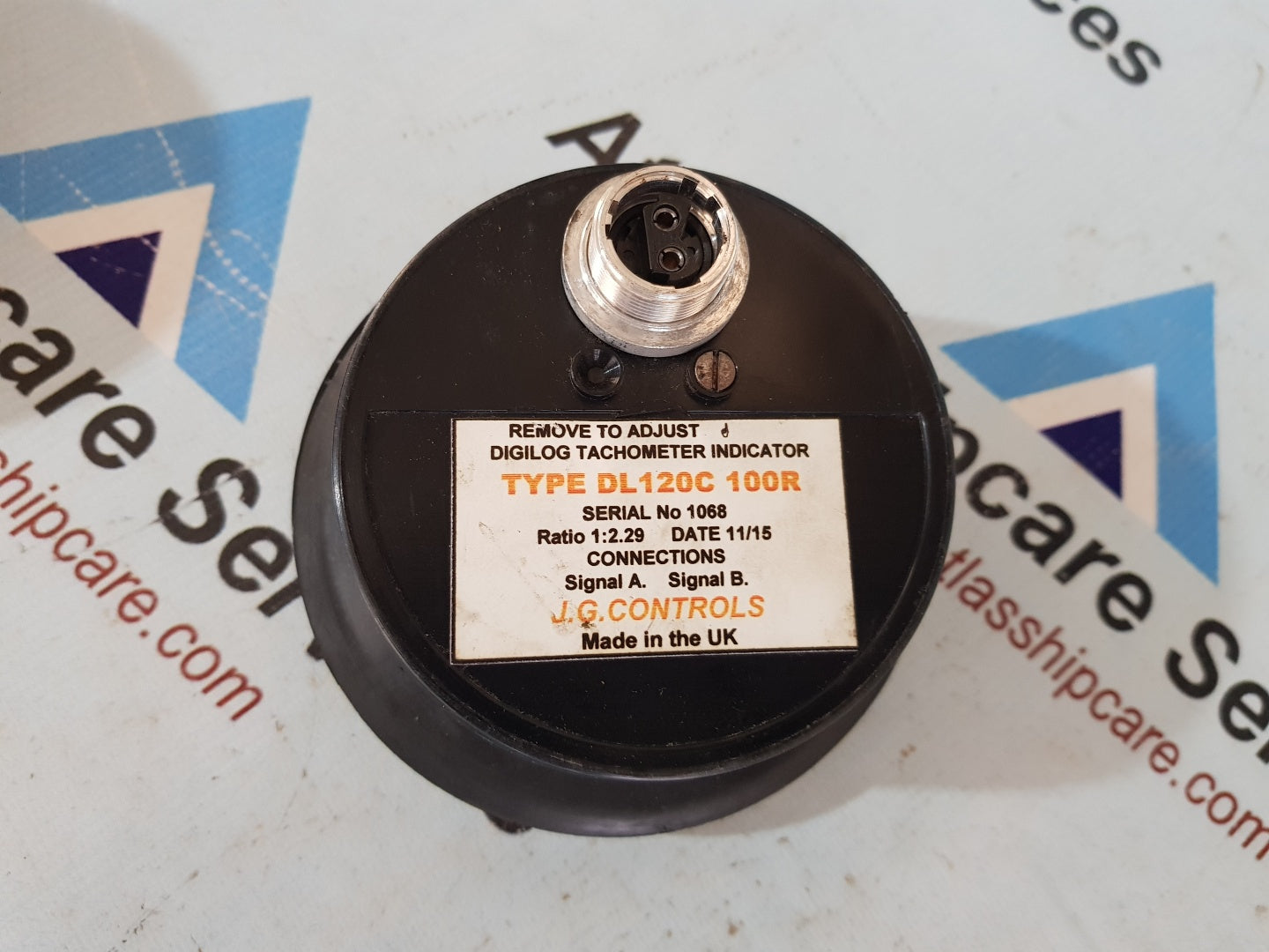 Digilog DL120C 100R Tachometer Indicator Rpm x 1000