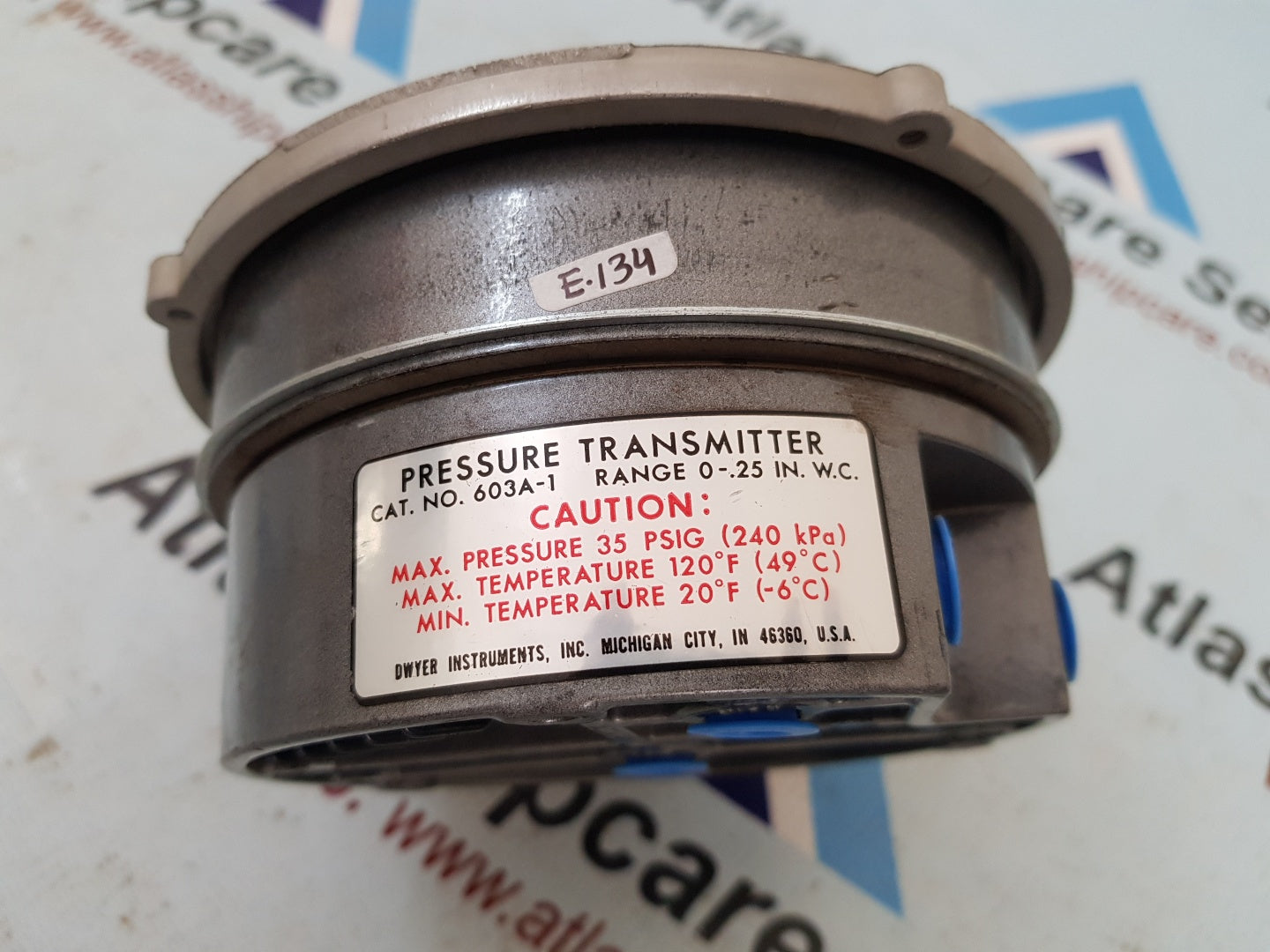 Dwyer Instruments 603A-1 Pressure Transmitter