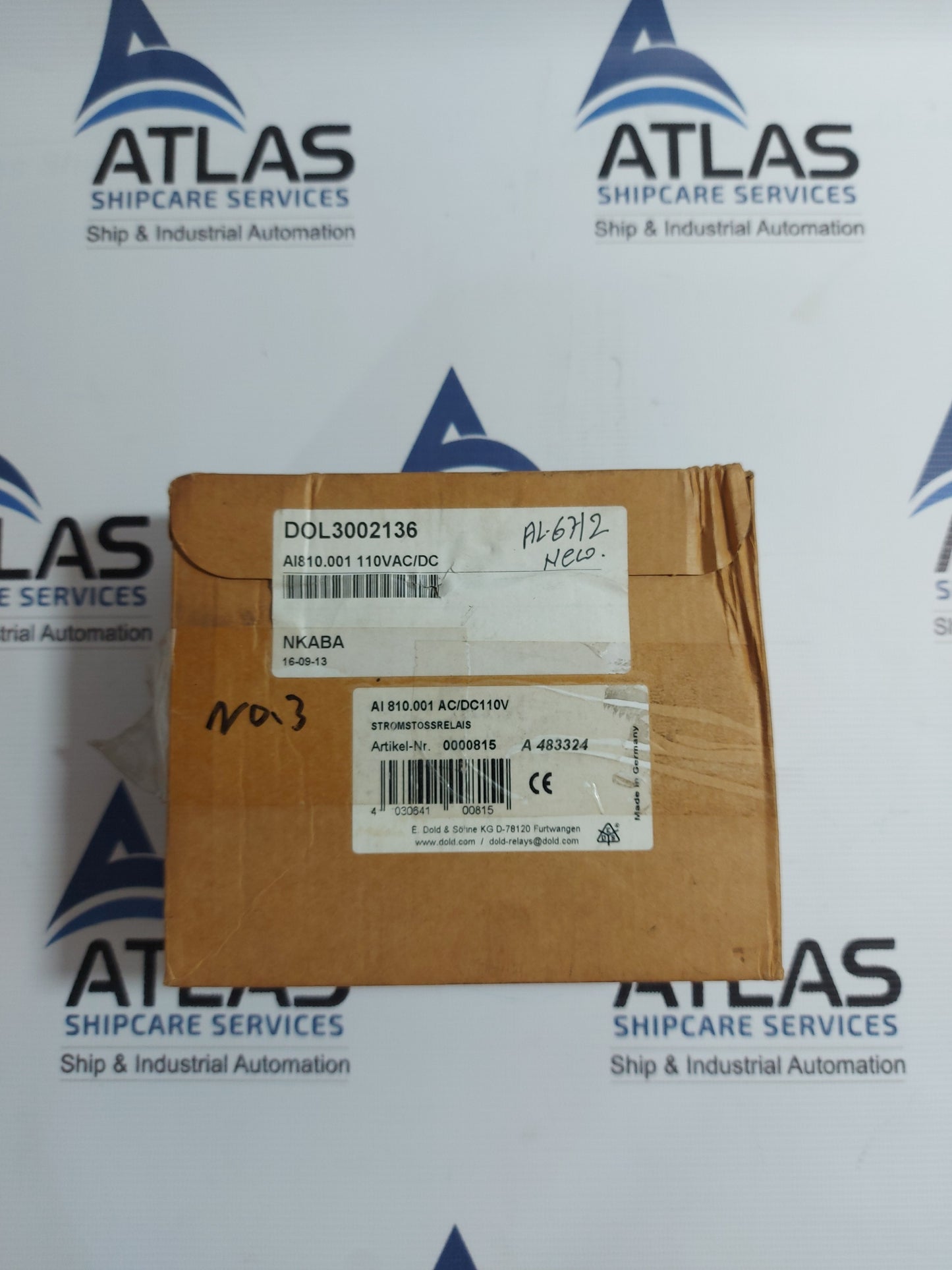 E.DOLD & SOHNE AI 810.001 RELAY 110V AC/DC