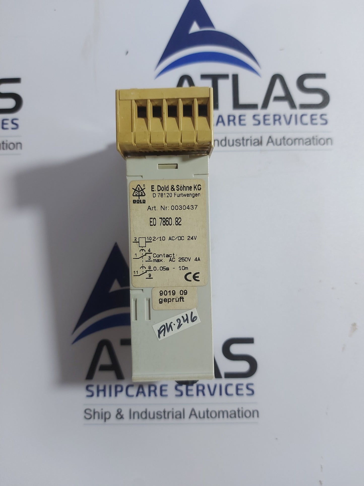 E.DOLD & SOHNE E0 7860.82 0030437 TIME RELAY 0.05s-10m