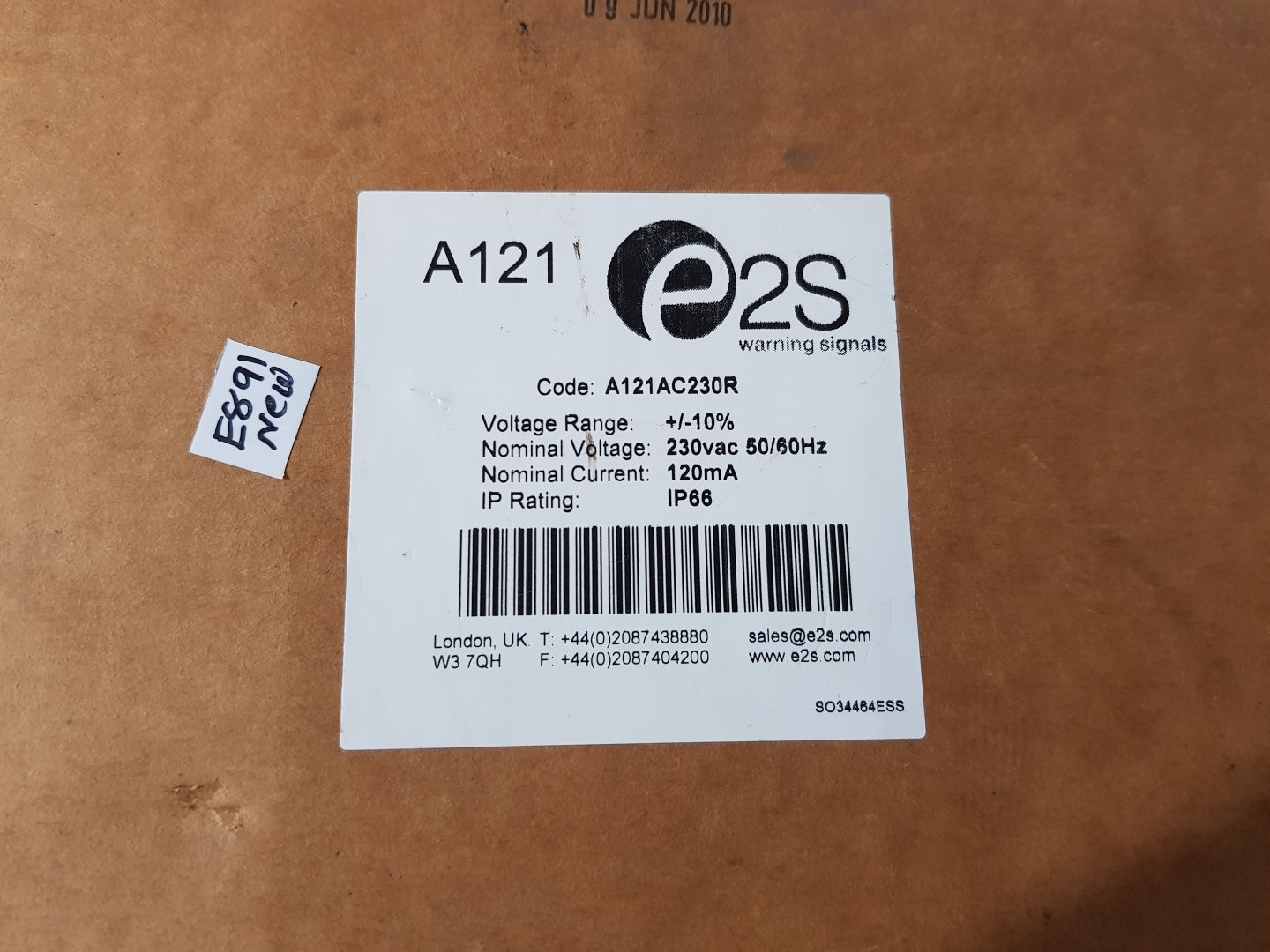 E2S A121 Electronic Alarm Horn