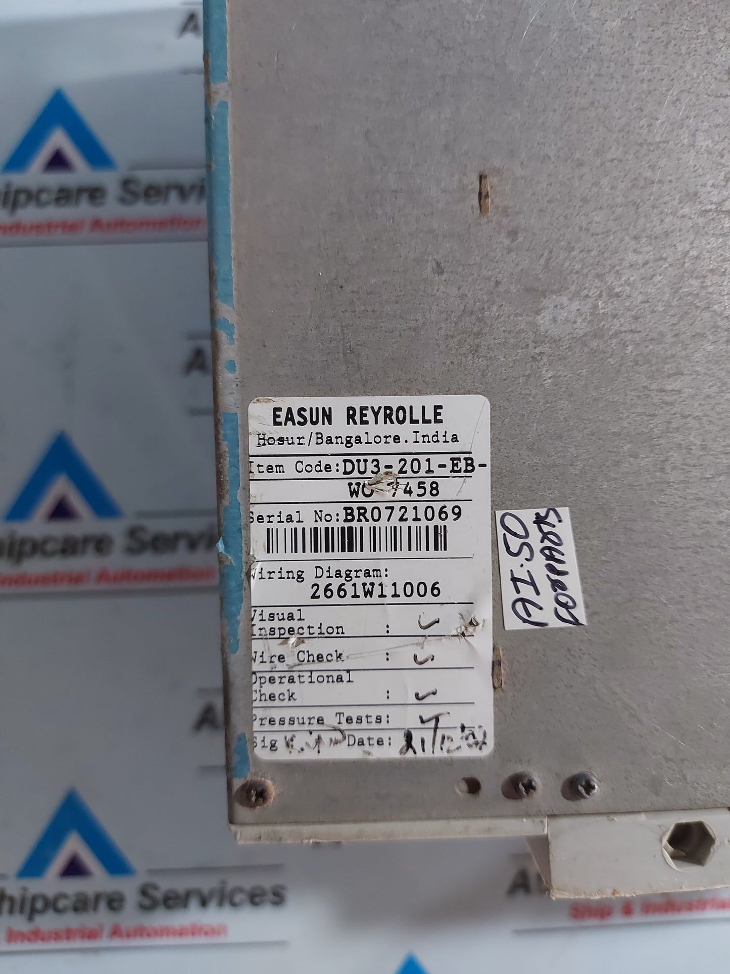 EASUN REYROLLE DUOBIAS-M DU3-201-EB-50-E PROTECTION RELAY