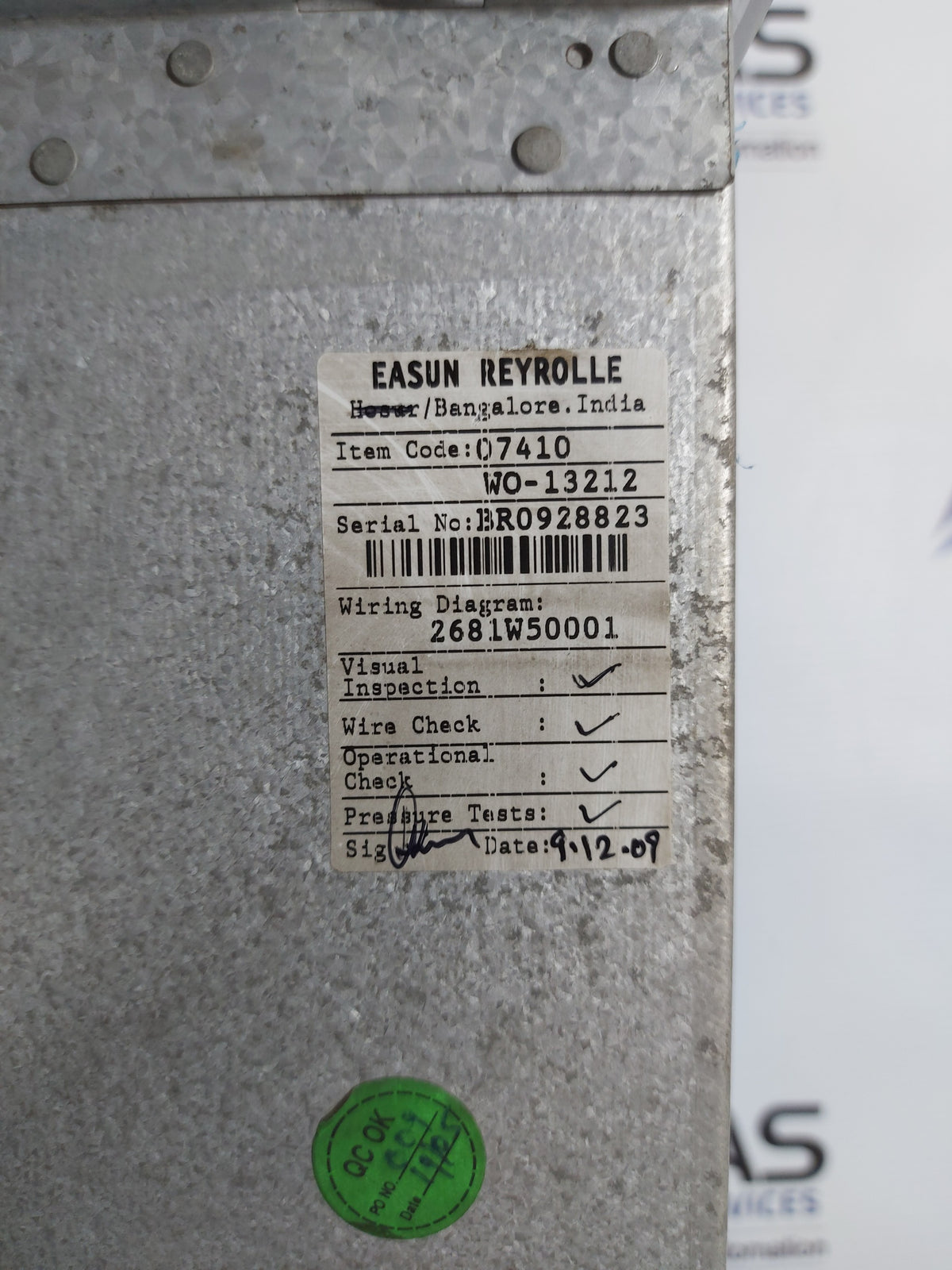 EASUN REYROLLE RHO-3 MOTOR PROTECTION RELAY 5A 110V 50/60Hz