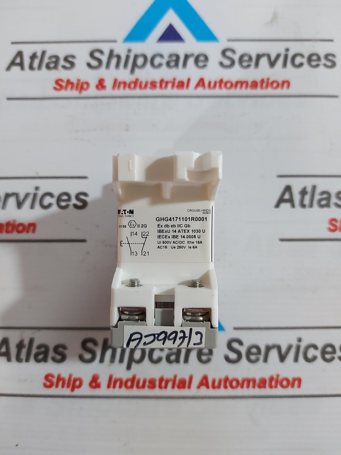 EATON CROUSE-HINDS SERIES GHG4171101R0001 PUSH BUTTON 500V AC/DC 16A