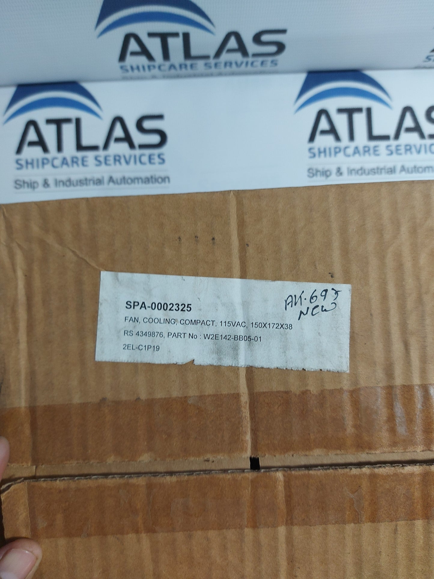 EBMPAPST W2E142-BB05-01 AXIAL COOLING FAN 115V~ 27/28W