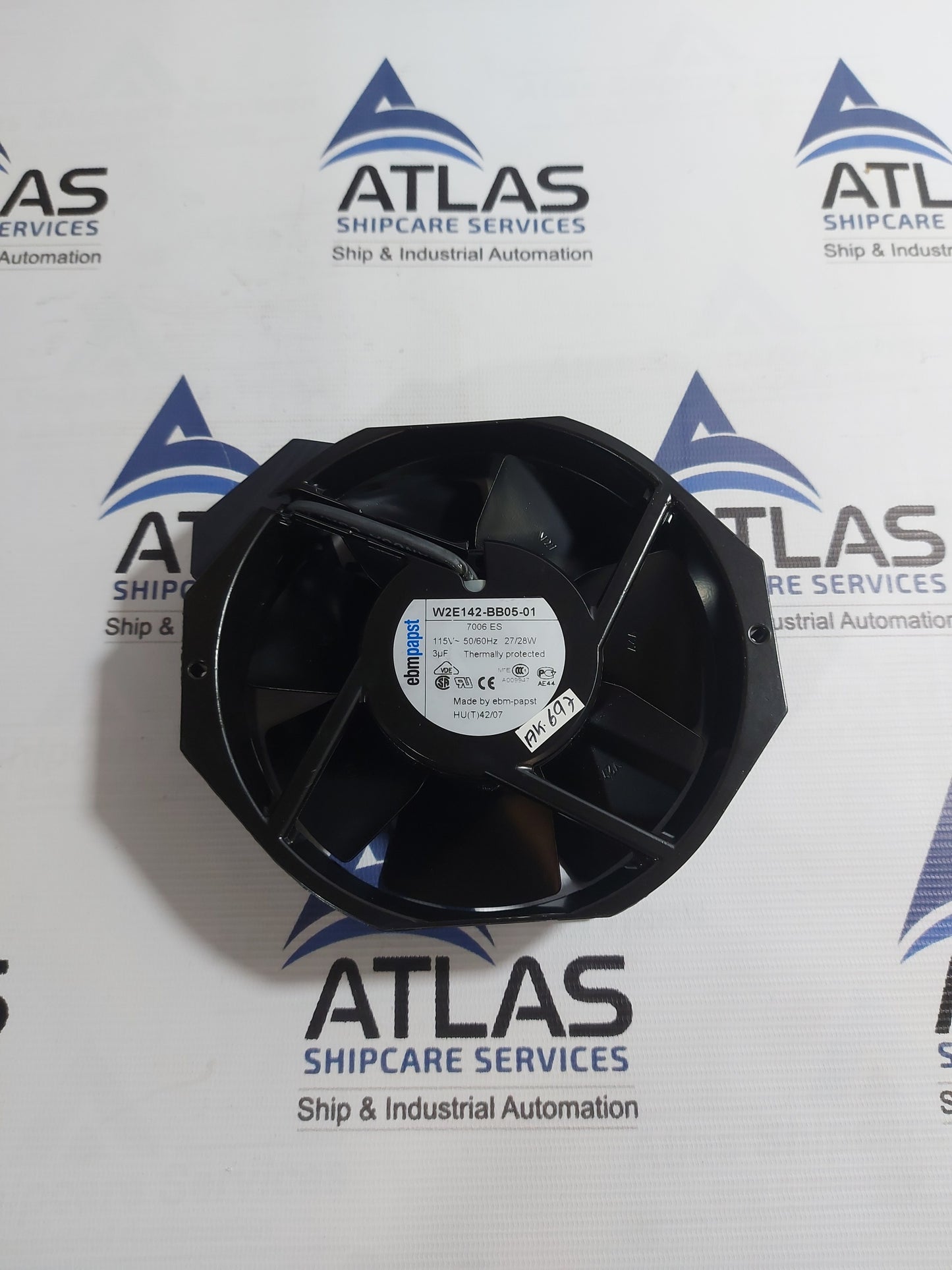 EBMPAPST W2E142-BB05-01 AXIAL COOLING FAN 115V~ 27/28W