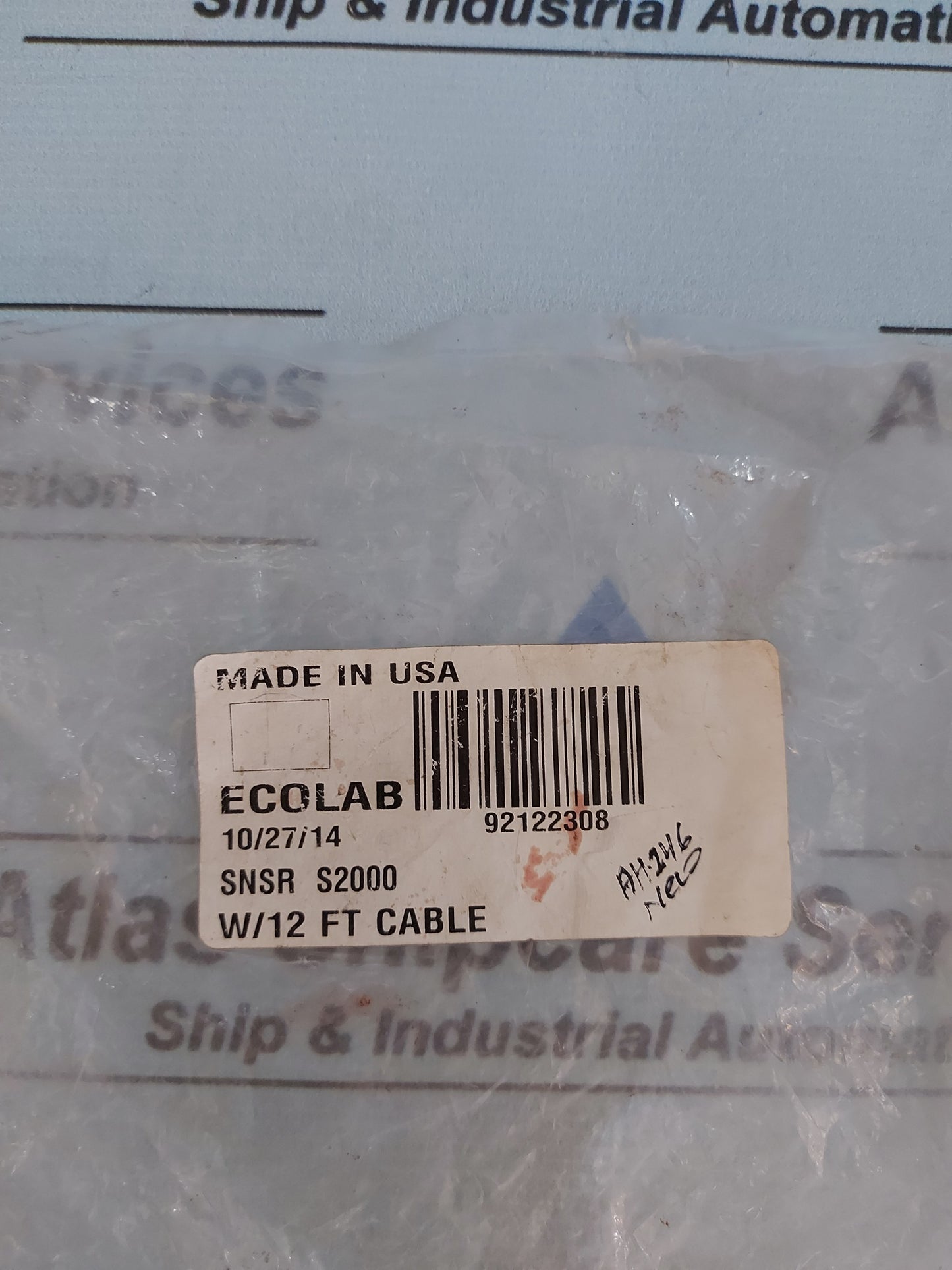 ECOLAB SNSR S2000 SENSOR W/12 FT CABLE