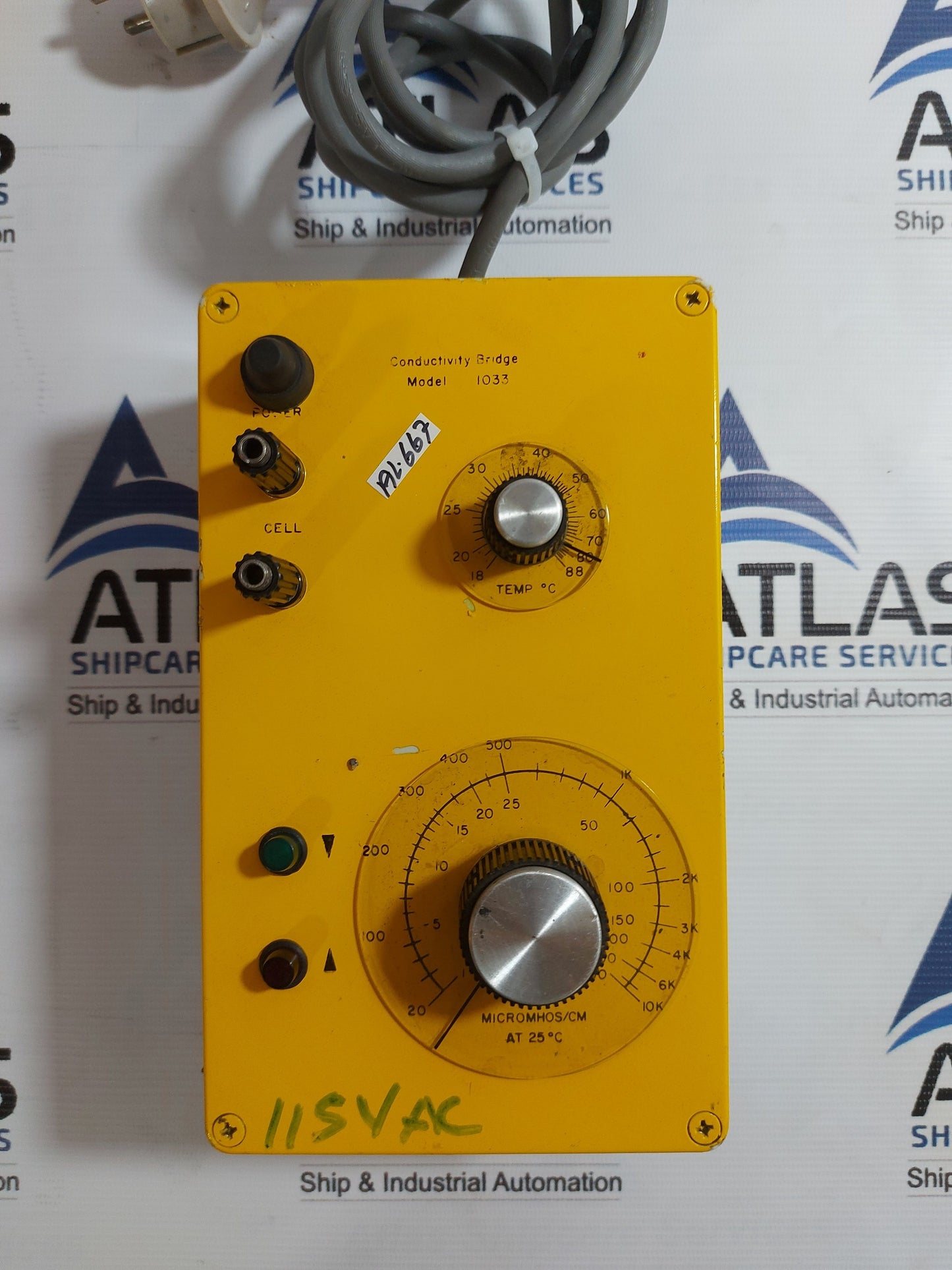 ECOLOGIC 1033 ECOLAB CONDUCTIVITY BRIDGE RECODER CODE 0156-01-9