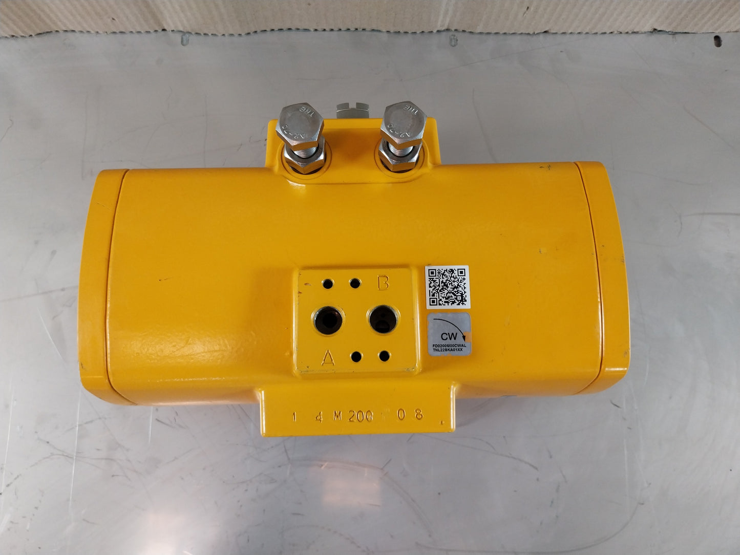 ECONOSTO F0200M PNEUMATIC ACTUACTOR PS MAX 8BAR (120 Psi)