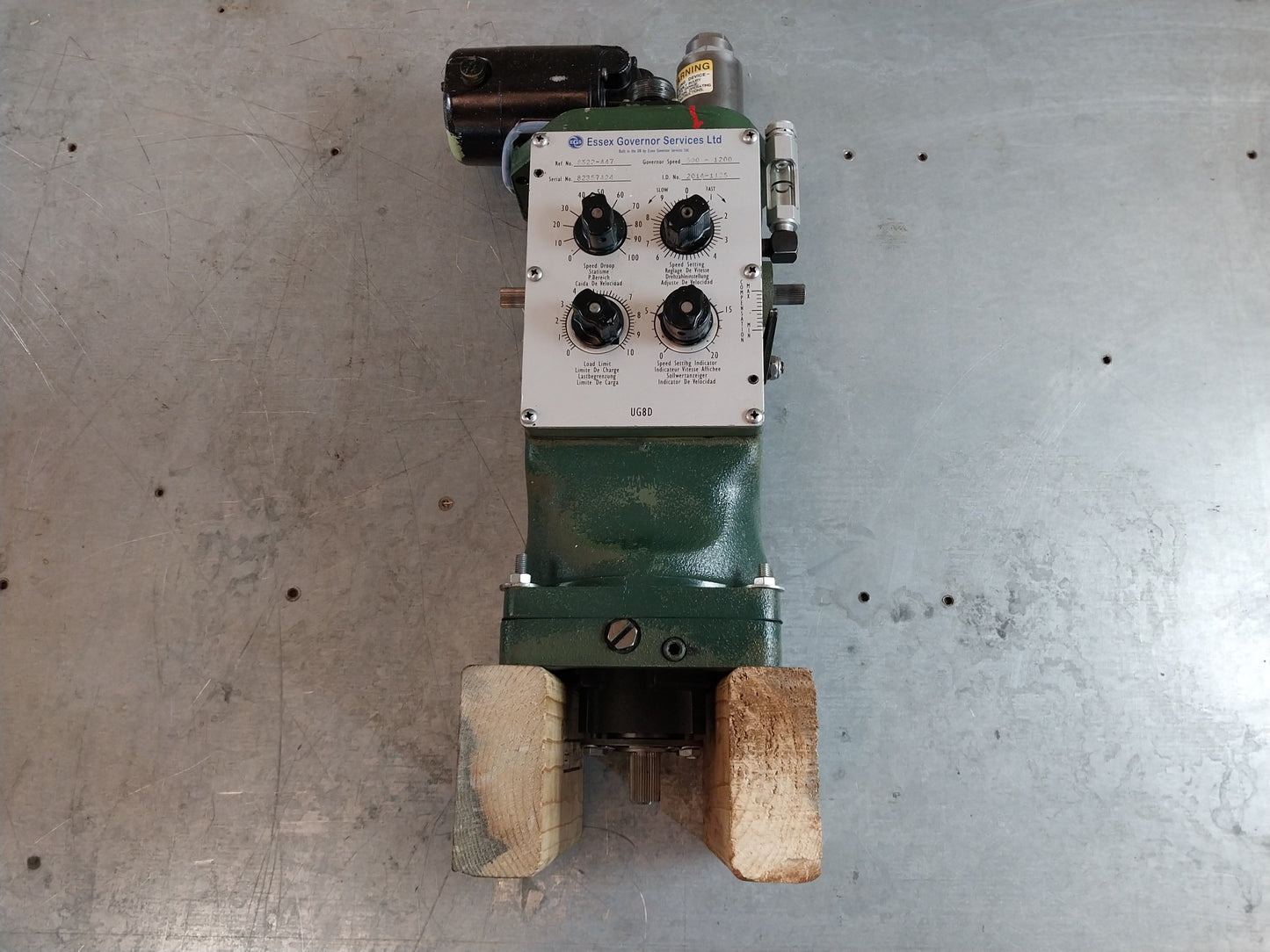 EGS UG8D 8522-447 UG GOVERNOR 500-1200 RPM