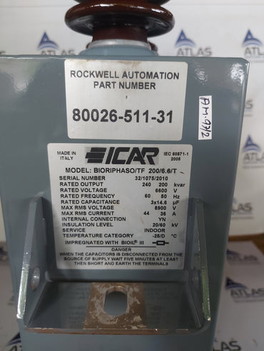 EICAR BIORIPHASO/TF 200/6.6/T CAPACITOR BANK MODULE