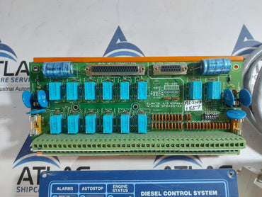 ELDON KGT3424 ELMATIK A/S DIESEL CONTROL SYSTEM DCA-805 TERMINAL CARD VER.4