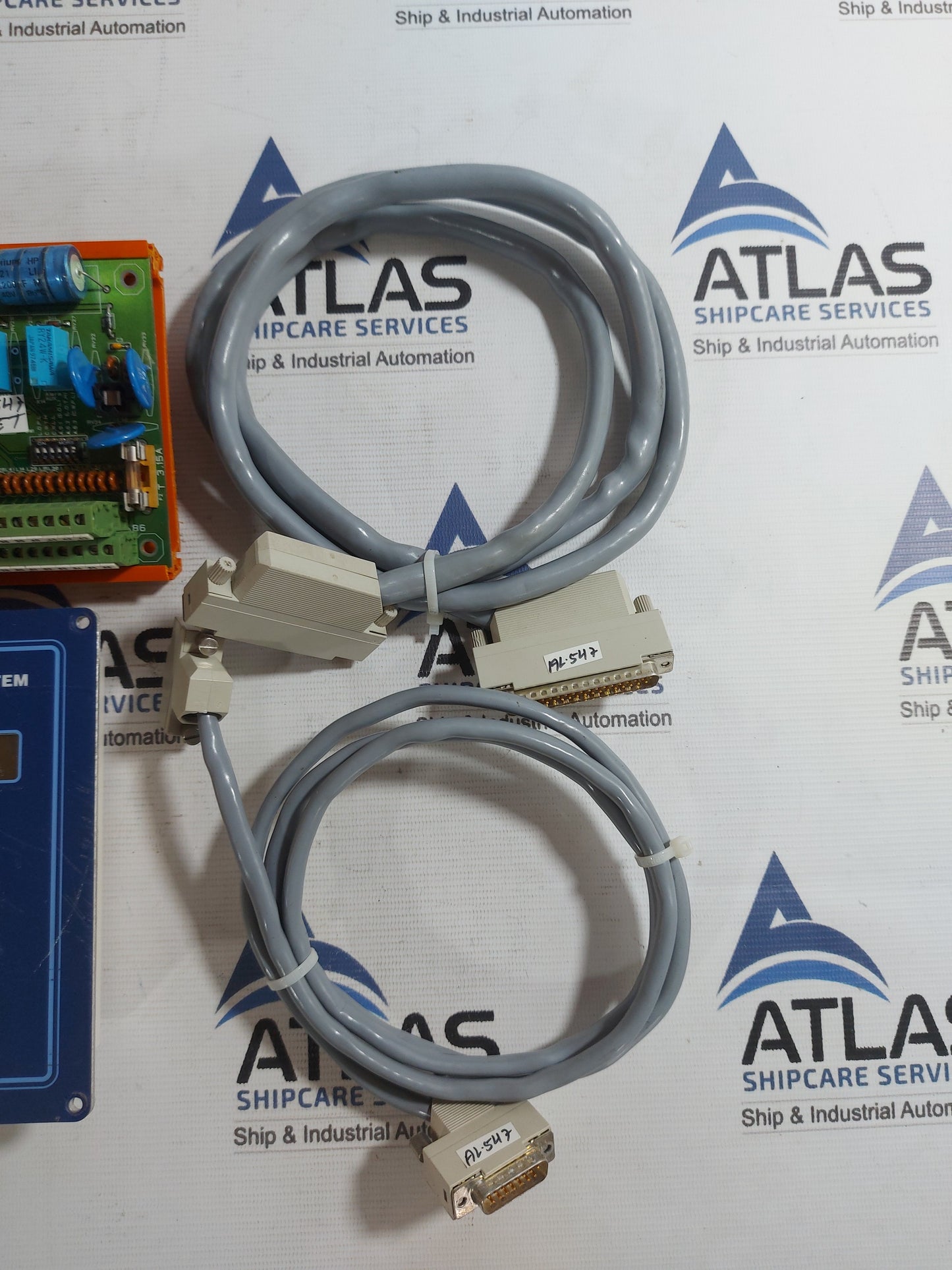 ELDON KGT3424 ELMATIK A/S DIESEL CONTROL SYSTEM DCA-805 TERMINAL CARD VER.4