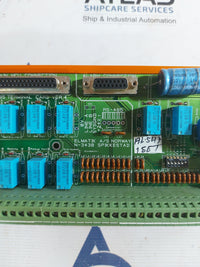 ELDON KGT3424 ELMATIK A/S DIESEL CONTROL SYSTEM DCA-805 TERMINAL CARD VER.4