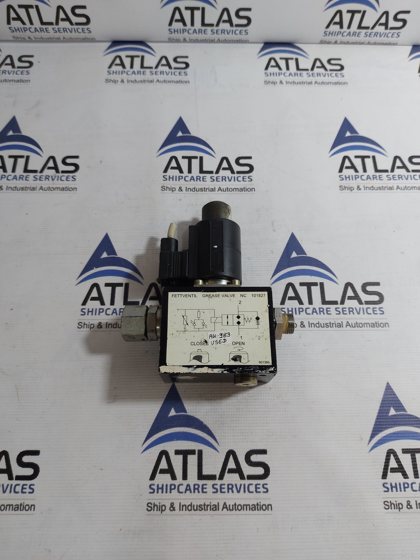 ELECTRICALLY OPERATED GREASE SHUT-OFF VALVE NC 101827