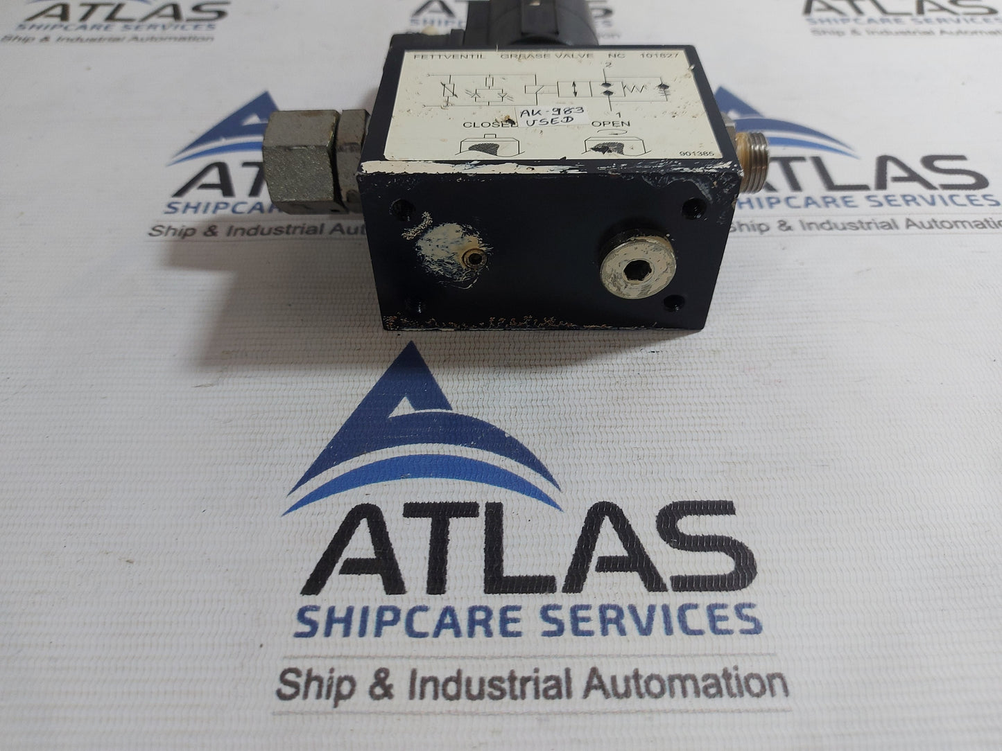 ELECTRICALLY OPERATED GREASE SHUT-OFF VALVE NC 101827