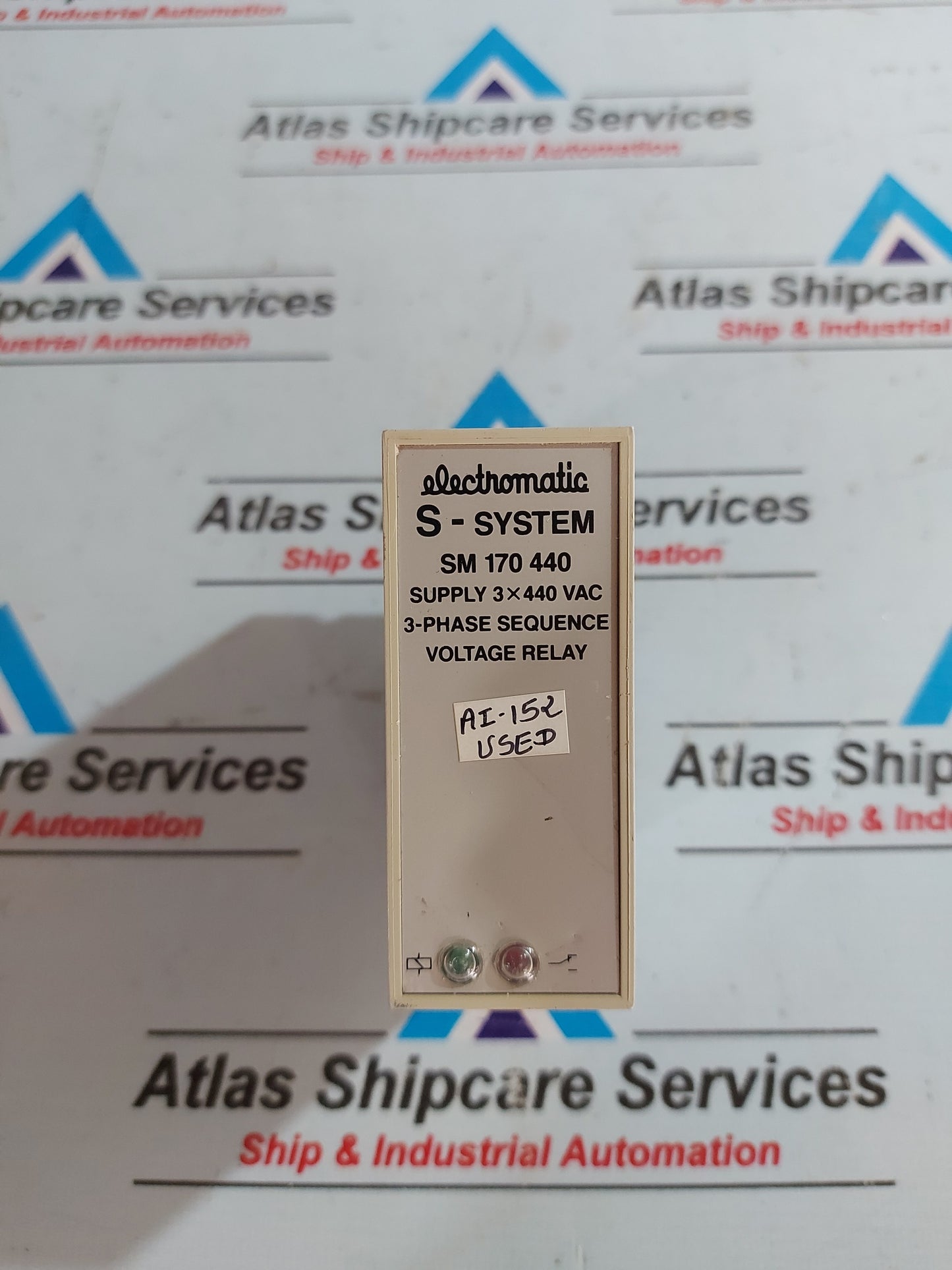 ELECTROMATIC S-SYSTEM SM 170 440 3-PHASE SEQUENCE VOLTAGE RELAY