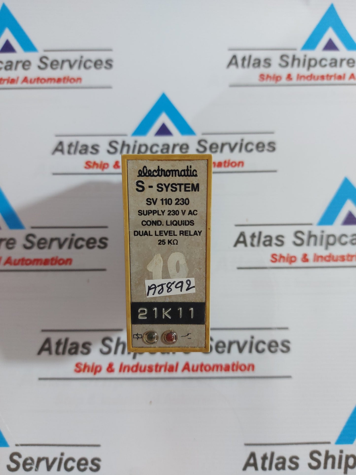 ELECTROMATIC S-SYSTEM SV 110 230 COND.LIQUIDS DUAL LEVEL RELAY 230VAC