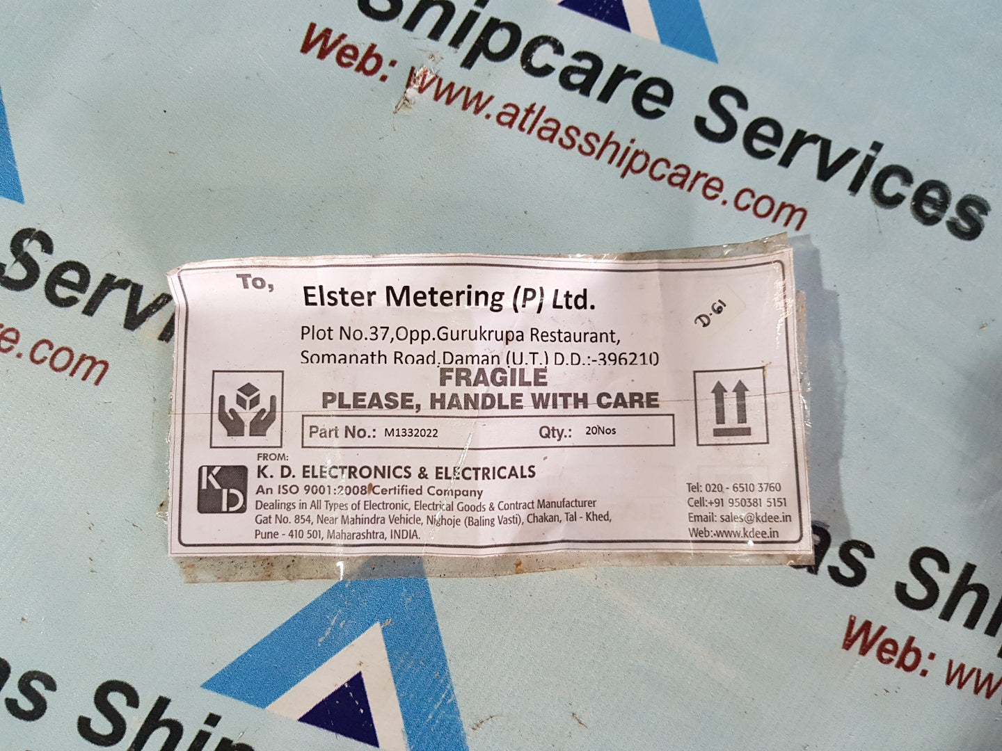 ELSTER METERING M1332022 PCB CARD