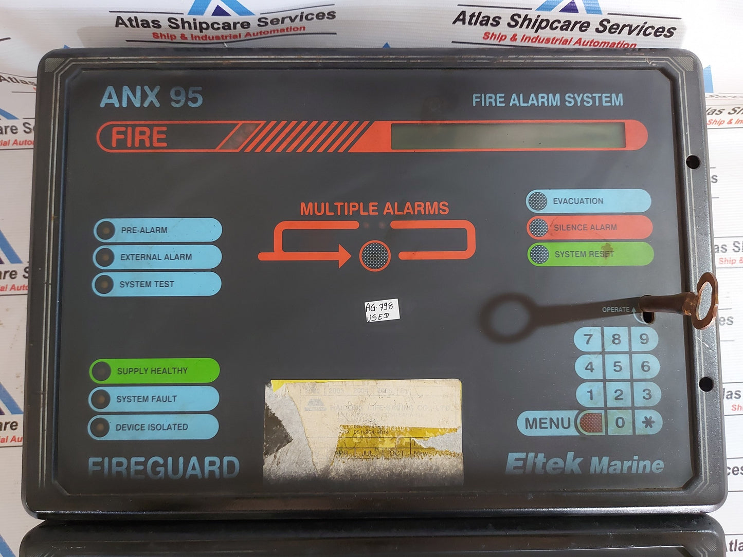 ELTEK FIRE ALARM SYSTEM ANX 95 P/N.233167.090