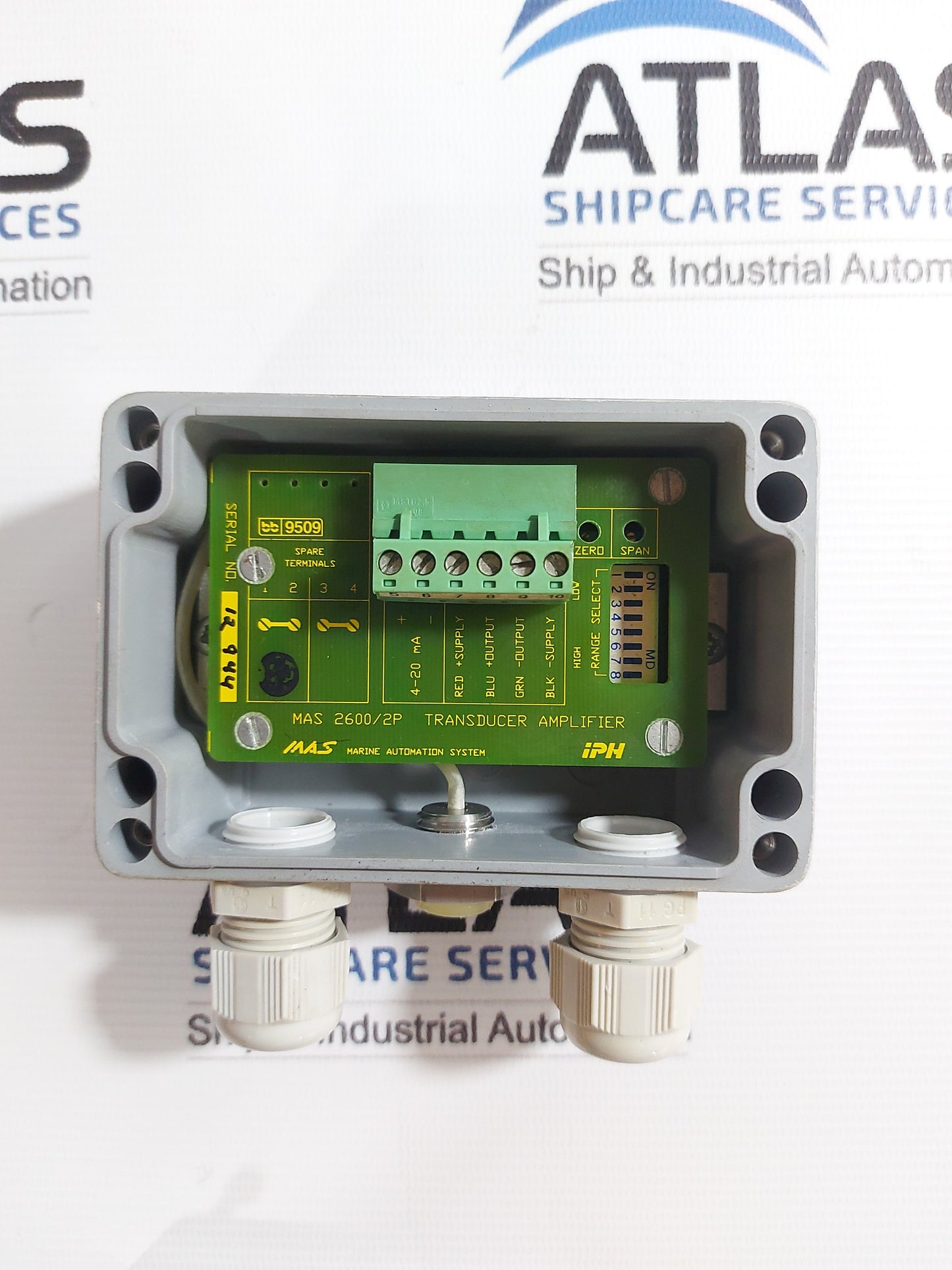 EMERSON MAS 2600-G40-03-4/IP 4-20mA TWO WIRE LEVEL TRANSMITTER