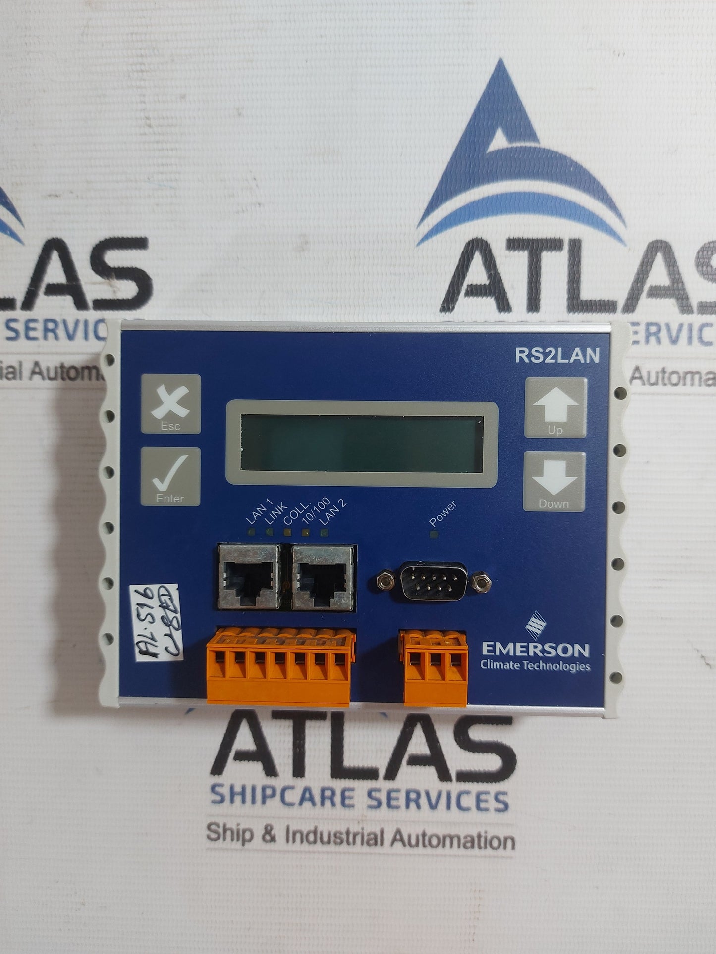 EMERSON RS2LAN CONTROLLER LAN CONVERTER 1970-002 REV.0001