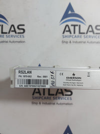 EMERSON RS2LAN CONTROLLER LAN CONVERTER 1970-002 REV.0001
