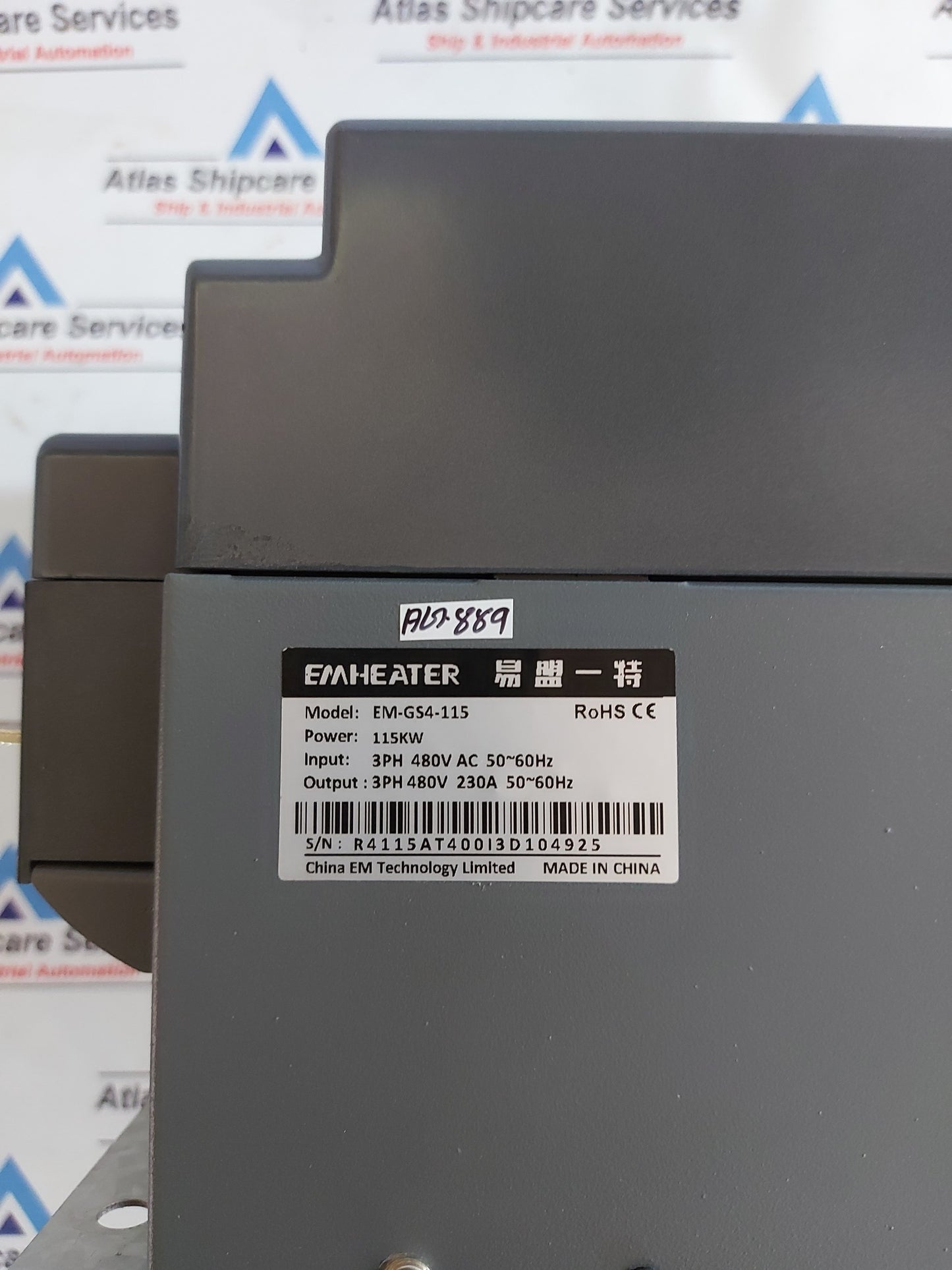 EMHEATER EM-GS4-115 MOTOR SOFT STARTER 3PH 480V AC 50~60Hz