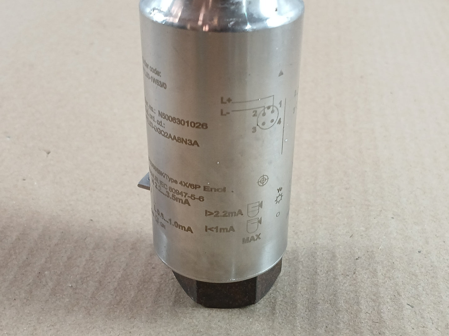 ENDRESS+HAUSER FTL50-GGQ2AA8N3A VIBRONIC POINT LEVEL DETECTOR 0.6 METER 64 BAR