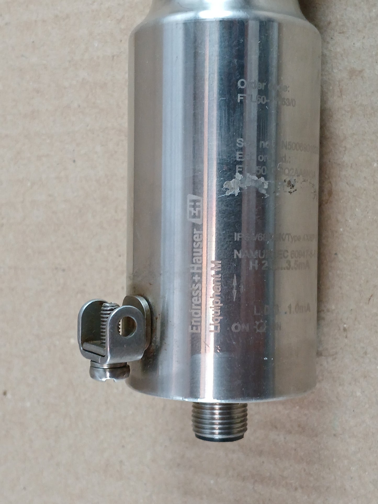 ENDRESS+HAUSER LIQUIPHANT SERIES G3/4 316L VIBRONIC SWITCH LEVEL SENSOR