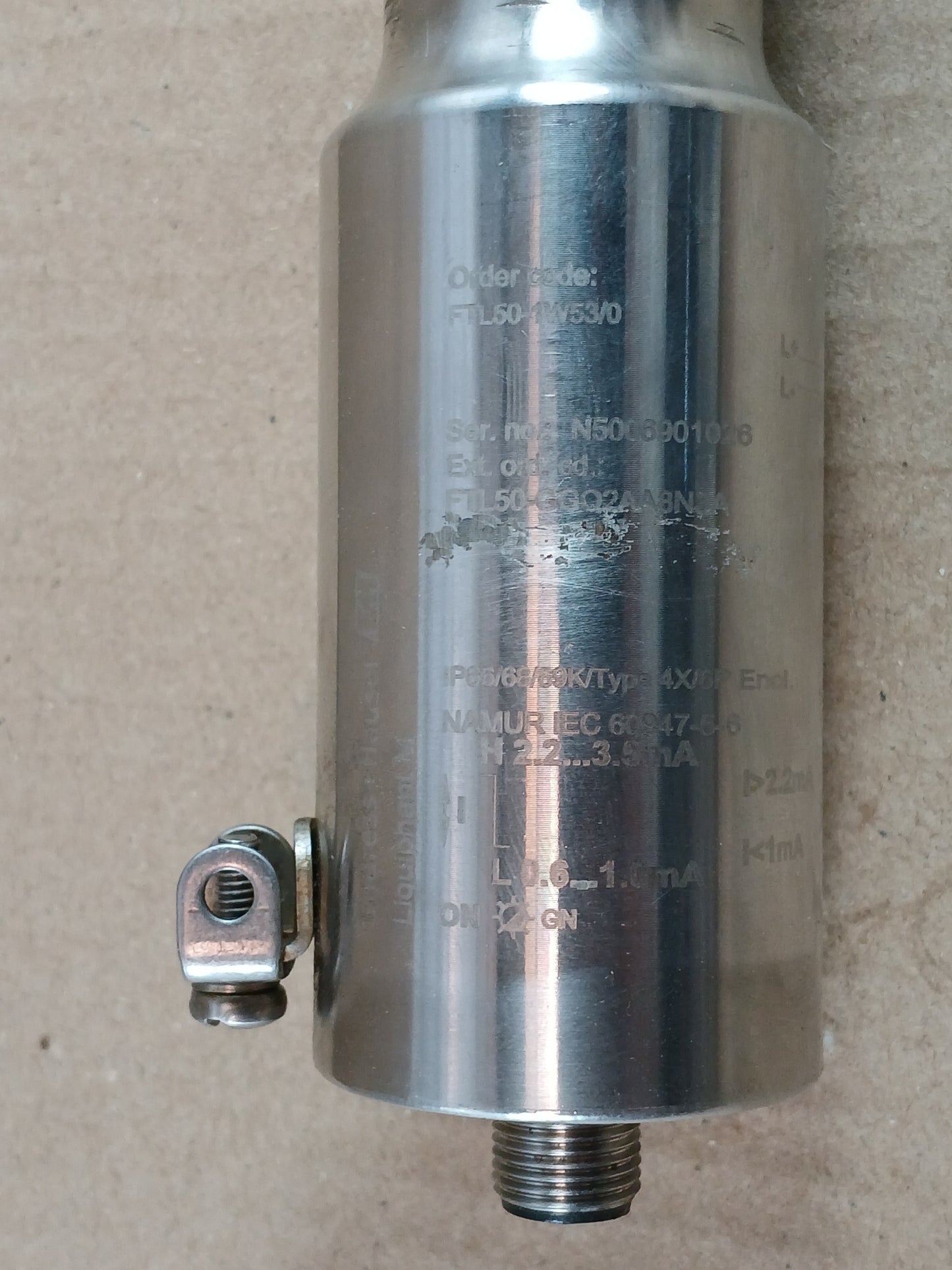 ENDRESS+HAUSER LIQUIPHANT SERIES G3/4 316L VIBRONIC SWITCH LEVEL SENSOR