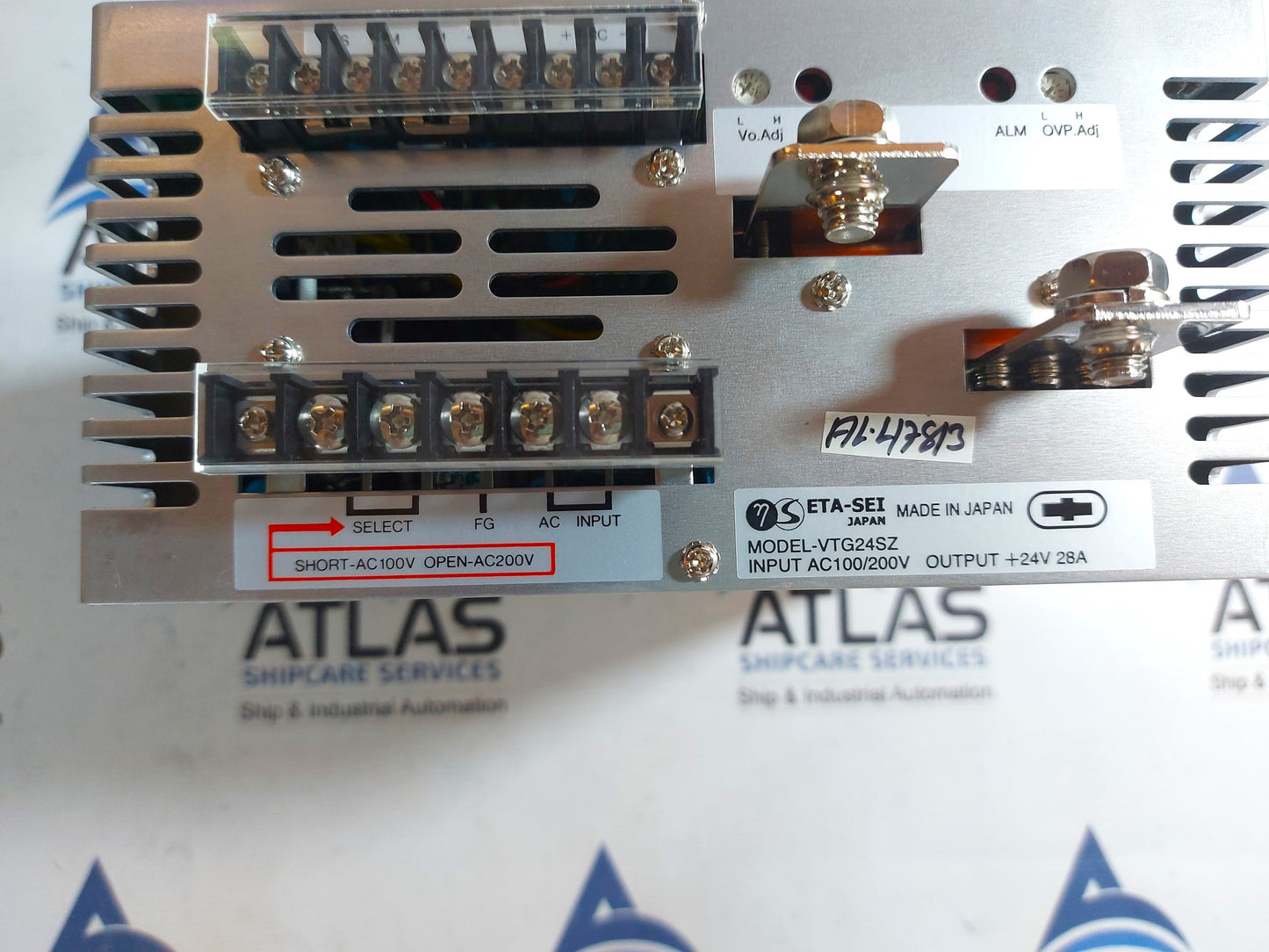 ETA-SEI VTG24SZ VTG SERIES SWITCHING POWER SUPPLY 24V 28A