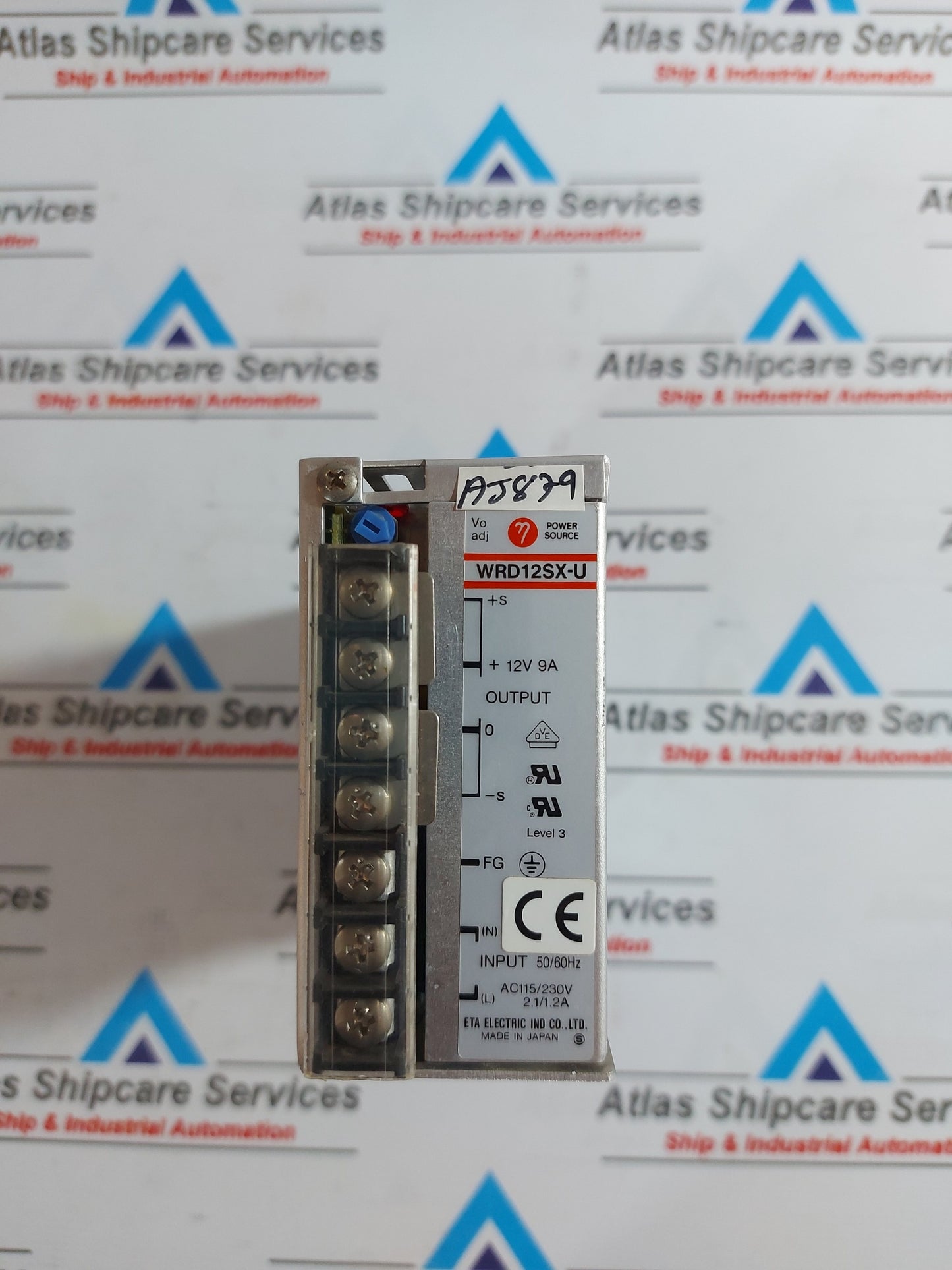 ETA ELECTRIC WRD12SX-U POWER SUPPLY +12V 9A
