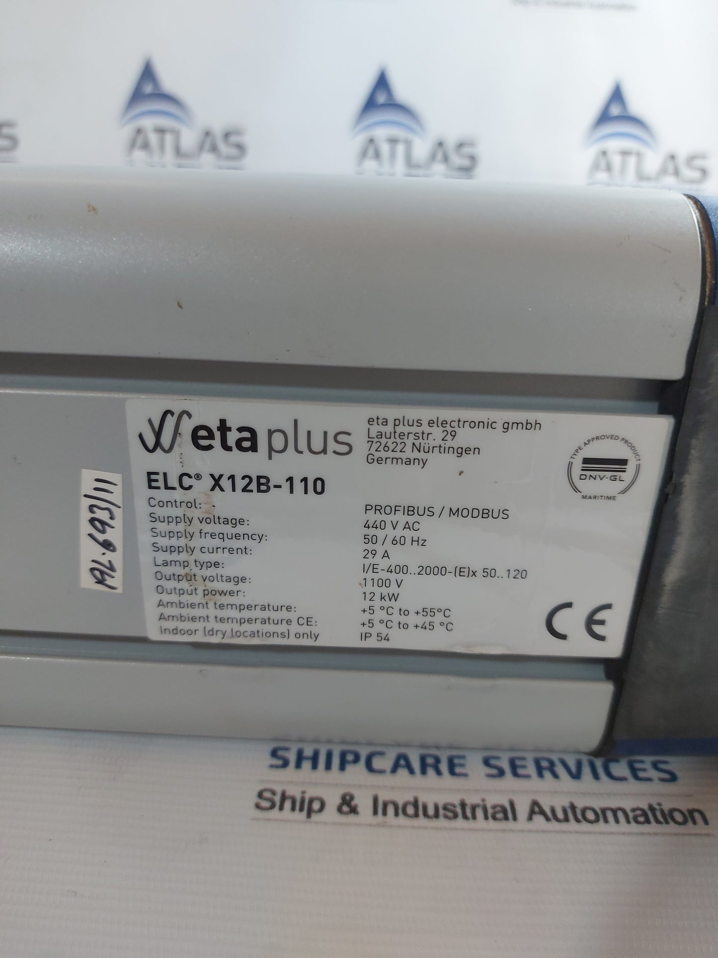 ETA PLUS DESMI ELC X12B-110 ELECTRONIC LAMP CONTROL UNIT