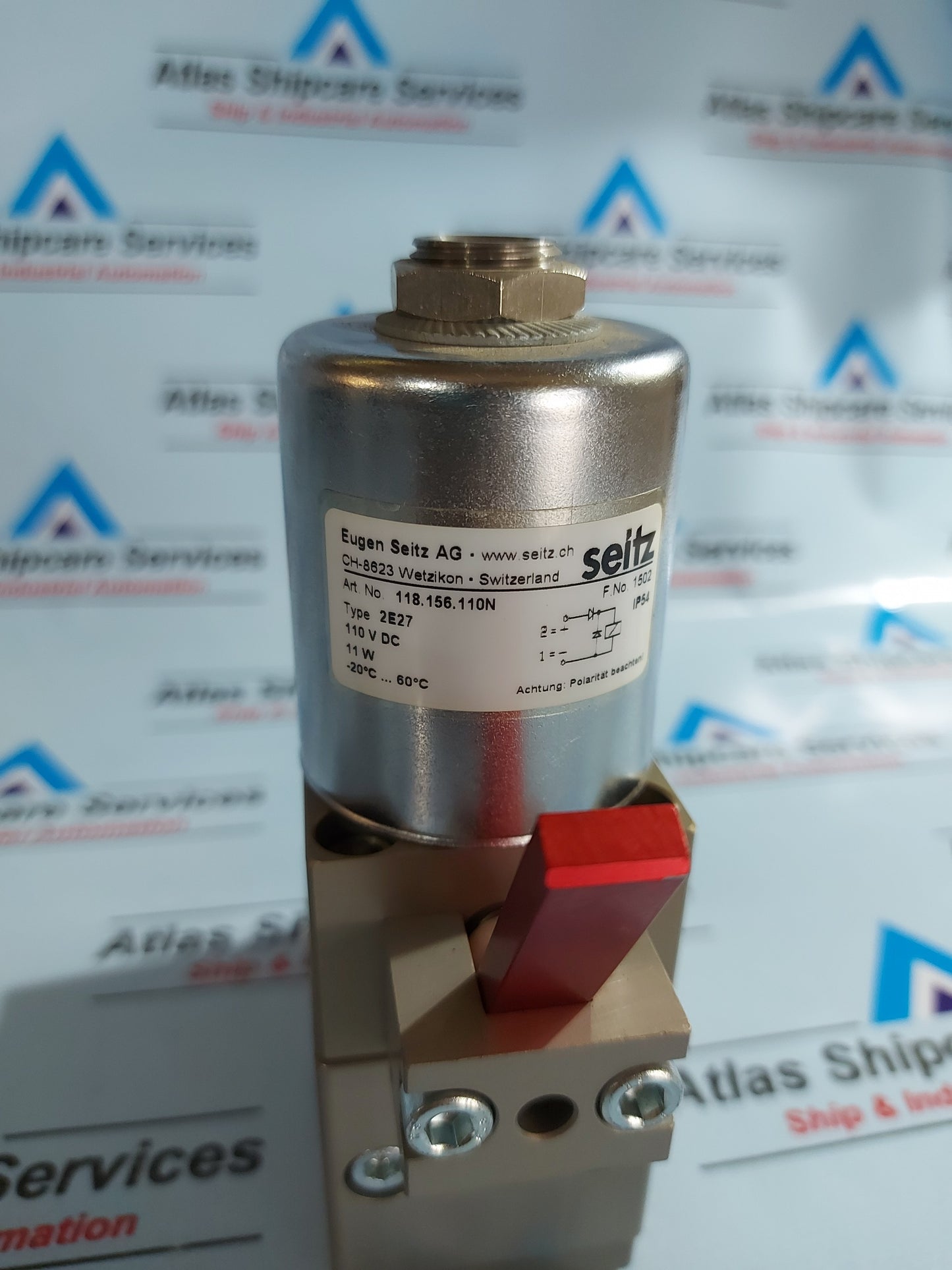 EUGEN SEITZ 118.156.110N SOLENOID VALVE 110V DC