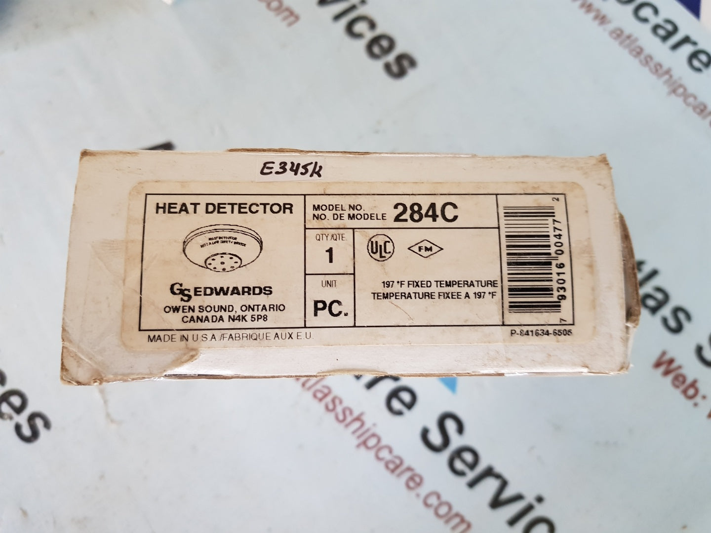 Edwards 284C Heat Detector