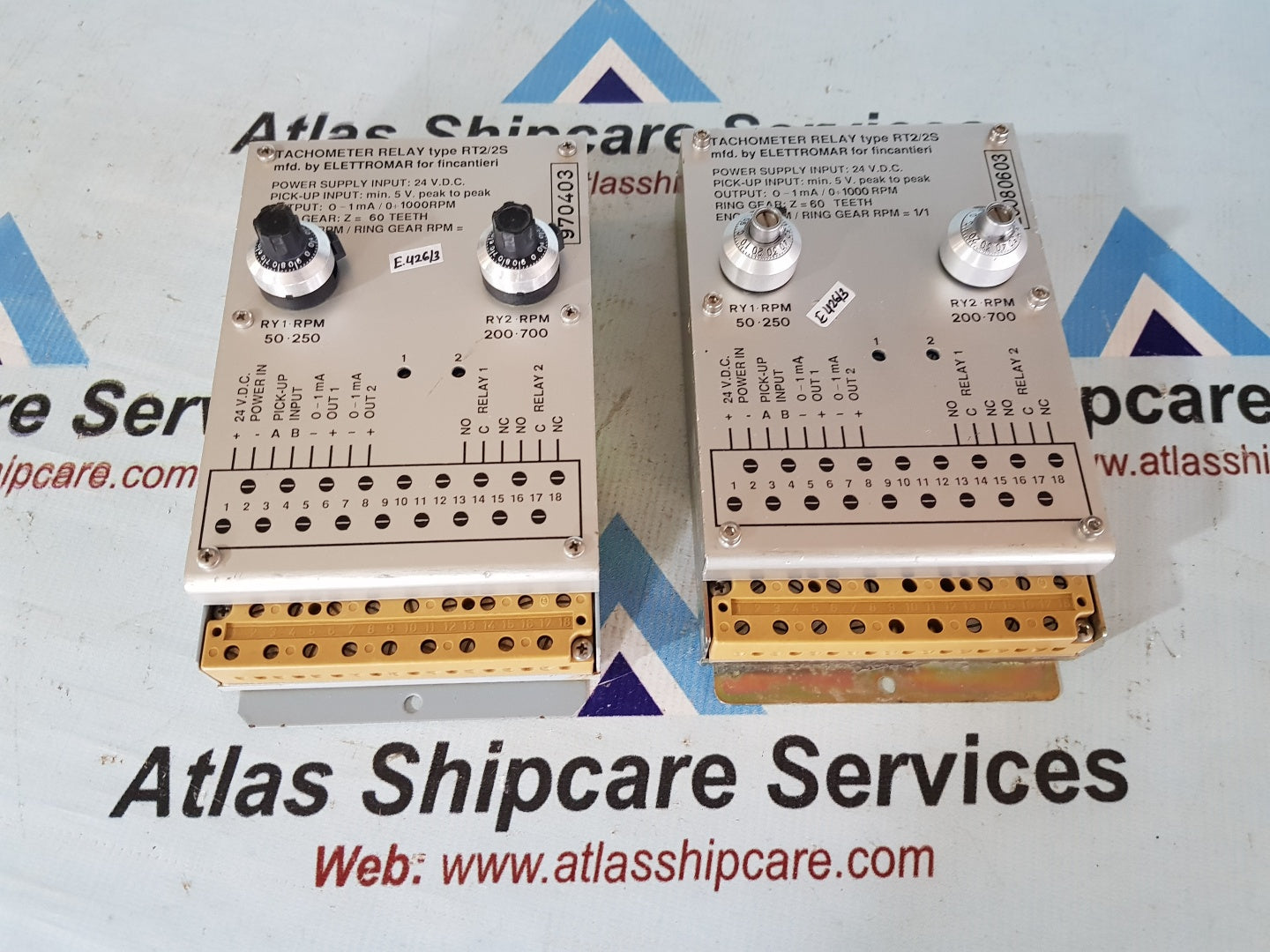 Elettromar RT2/2S TachoMeter Relay