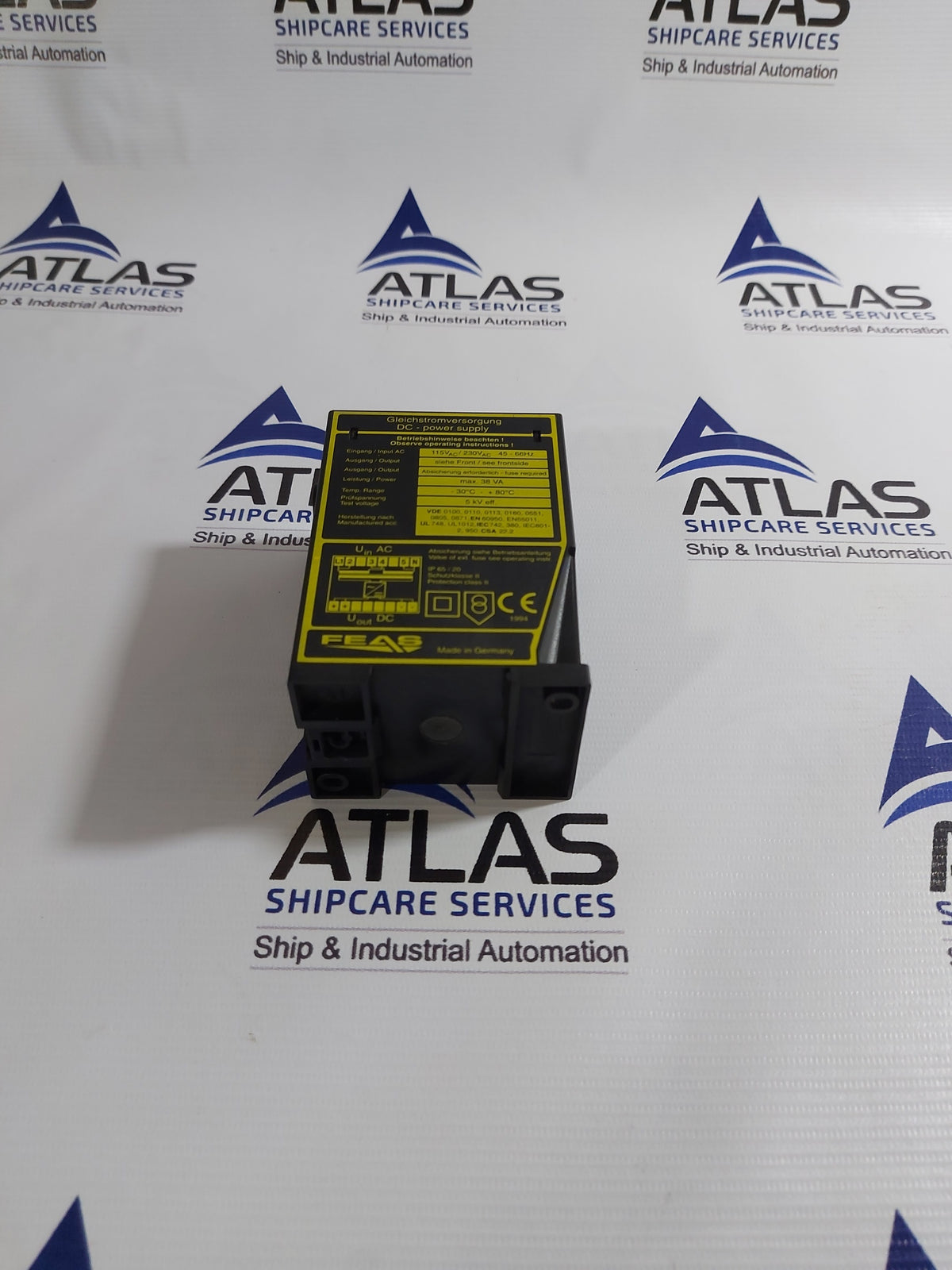 FEAS PSLC242 DC POWER SUPPLY 24 VOLT 1.5 AMP.