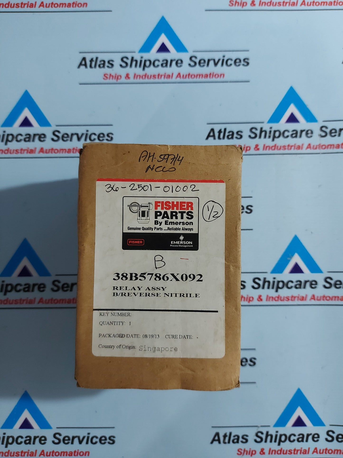 FISHER 38B5786X092 SINGLE ACTING REVERSE RELAY