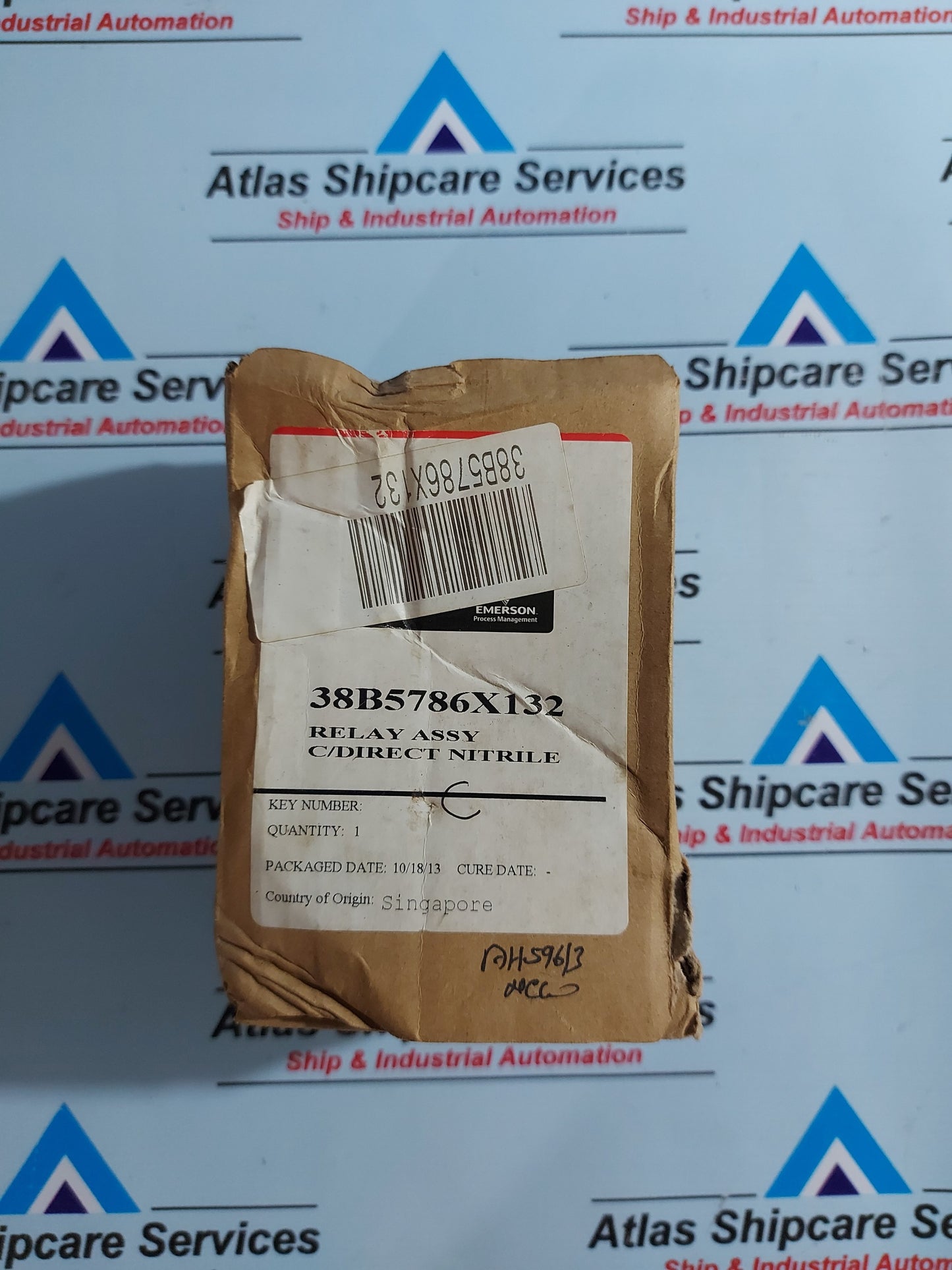 FISHER 38B5786X132 SINGLE ACTING DIRECT PNEUMATIC RELAY