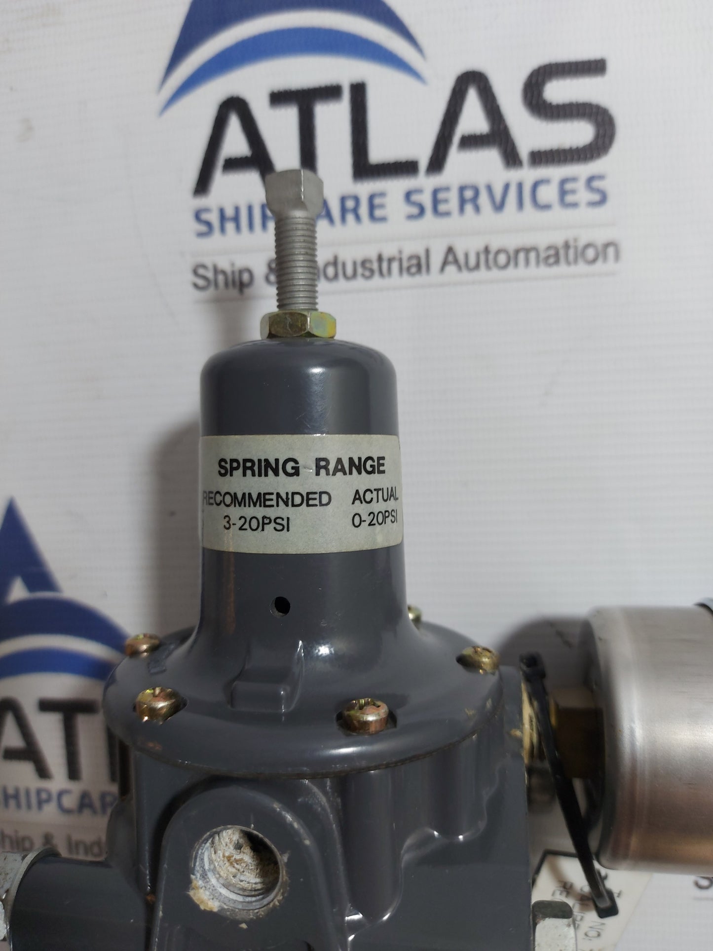 FISHER CONTROLS 67AFR/585 CALIBRATION AIR PRESSURE REGULATOR