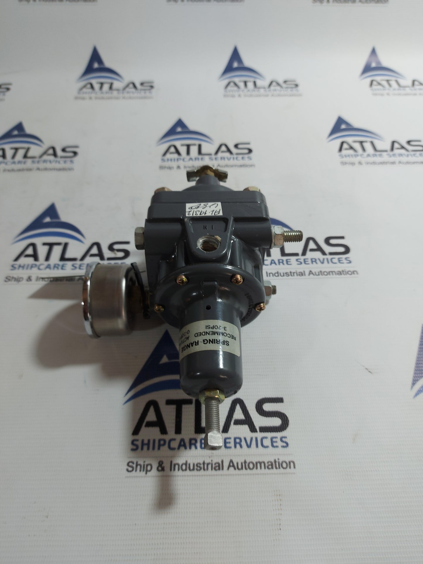 FISHER CONTROLS 67AFR/585 CALIBRATION AIR PRESSURE REGULATOR
