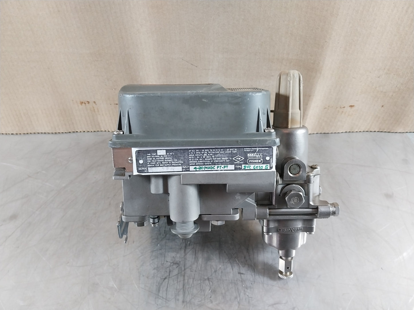 FISHER/FIELDVUE DVC6010S DIGITAL VALVE CONTROLLER POSITIONER